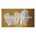 Белые хлопчатобумажные перчатки Поли хлопчатобумажные трикотажные перчатки